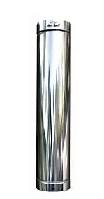 Conduit inox H.100 x L.20 x P.20 cm Ephrem