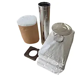 Pack d'installation pour four à bois "Le Gastronome" ou "Le Carré" Ephrem, isolation + conduit inox complet