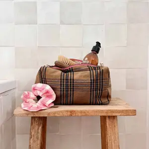 Trousse de toilette Vic Tartan