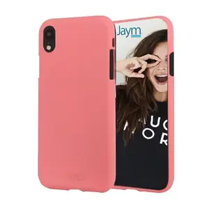 JAYM - Coque Silicone Soft Feeling Rose pour Apple iPhone 7 / 8 / SE 2020 Finition Silicone Toucher Ultra Doux