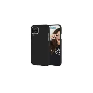 JAYM - Coque Silicone Soft Feeling Noire pour Samsung Galaxy A42 5G Finition Silicone Toucher Ultra Doux