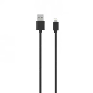 Câble iPhone / Galaxy / Google - USB vers lightning 2.4A - 1,5 mètres - Collection POP - Noir