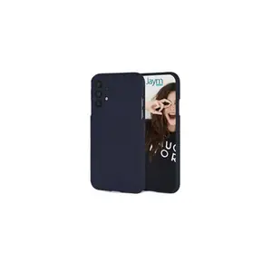 JAYM - Coque Silicone Soft Feeling Bleue pour Samsung Galaxy A32 5G Finition Silicone Toucher Ultra Doux