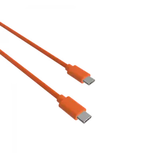 Câble USB-C vers Type-C 3A - 1,5 mètres - Collection POP - Orange