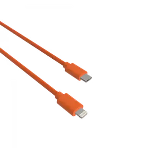 Câble USB-C vers Lightning 3A - 1,5 mètres - Collection POP - Orange