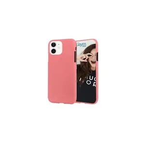 JAYM - Coque Silicone Soft Feeling Rose pour Apple iPhone 13 Pro Max Finition Silicone Toucher Ultra Doux