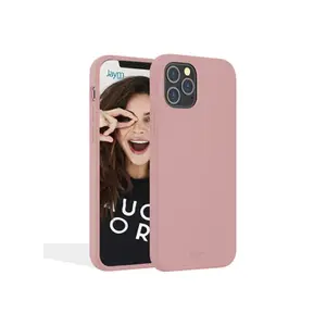 JAYM - Coque Silicone Premium Rose Sable pour Apple iPhone 13 Pro Max -100% Silicone et Microfibre - Renforcée et Ultra Doux