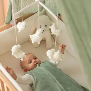 Gigoteuse en velours côtelé Wooly sauge TOG 3 (0-6 mois)
