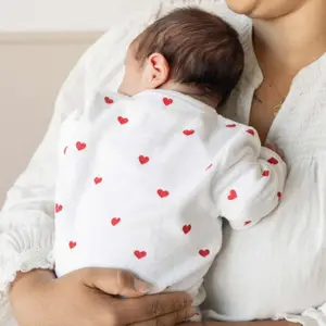 Pyjama Cœurs Rouges (3 mois)