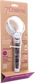 Douchette 1 jet Amethyste 8 cm 7ChakrasShower Change your life
