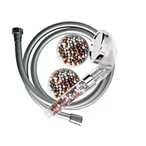Douchette 3 jets chrome SpaShower Change your life + flexible et recharge