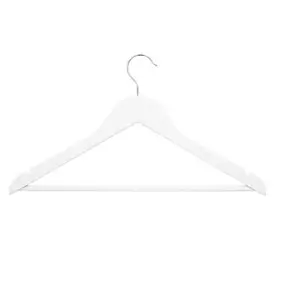 Cintre en bois blanc Maipo vendu par 6 pièces