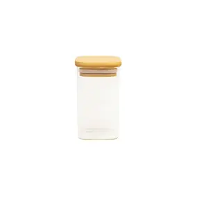Boîte rectangulaire en verre avec couvercle hermétique 0,35 L