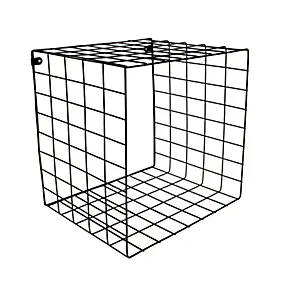 Étagère murale cube filaire en métal Box & Beyond L. 32 cm