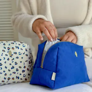 Trousse de toilette Jade Bleu Cobalt