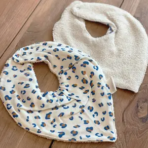 Lot de 2 bavoirs bandana Mael Graou