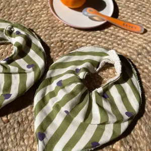 Lot de 2 bavoirs bandana Mael Stripe &amp; Love