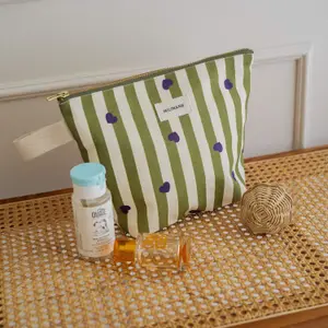 Grande trousse de toilette Jeannette Stripe &amp; Love