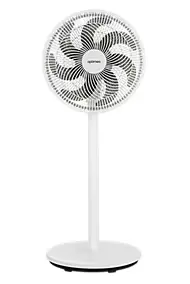 Ventilateur sur pied Optimea OVP-AR30B 3 vitesse couleur blanc avec oscillation jusqu'à 85°
