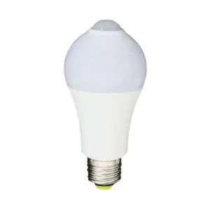 Ampoule LED E27 7W A60 avec Détecteur de Mouvement - Blanc Neutre 4000K - 5500K