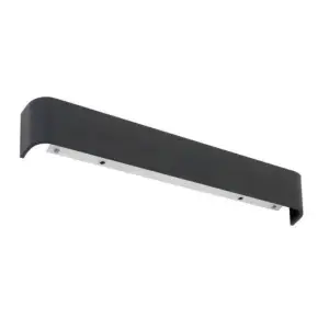 Applique Murale Design Allongée Intérieure LED 12W Noir - Blanc Chaud 2300K - 3500K