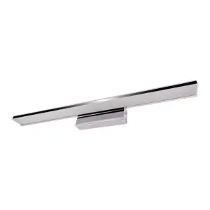 Applique Murale LED SMD 14W IP44 Chrome - Blanc Neutre 4000K - 5500K