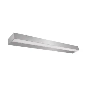 Applique Murale LED SMD 9W IP44 Argenté - Blanc Neutre 4000K - 5500K