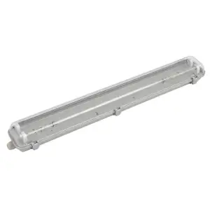 Réglette étanche double pour tube LED T8 150cm IP65 (boitier vide)