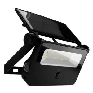 Projecteur Solaire LED 2W avec détecteur de mouvement - Blanc Froid 6000K - 8000K