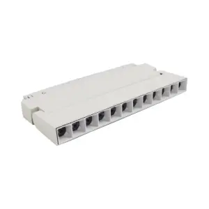 Projecteur LED sur Rail Magnétique 48V DC 12W BLANC Orientable - Blanc Neutre 4000K - 5500K