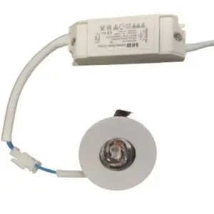 Mini Spot LED Encastrable 3W 24° Rond - Blanc Froid 6000K - 8000K