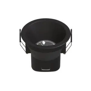 Spot Encastrable BBC Dimmable Noir LED 8W CCT ø90mm - 3000K/4000K/5000K/5700K