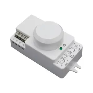 Détecteur de Mouvement Micro Ondes Blanc IP20
