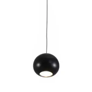 Luminaire Suspendu Rond pour Rail Magnétique 48V 10W Noir - Blanc Chaud 2300K - 3500K