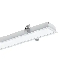 Réglette Encastrable LED 120cm 35W Blanc - Blanc Froid 6000K - 8000K