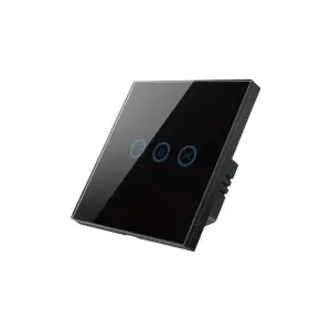Interrupteur pour Volet Roulant Connecté Wifi Tactile Noir