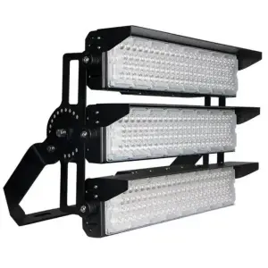 Projecteur LED Puissant Industriel 750W 170lm/W IP66 Noir Orientable - Blanc Neutre 4000K - 5500K