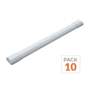 Réglette LED 150cm 50W IP40 - Pack de 10 - Blanc Neutre 4000K - 5500K