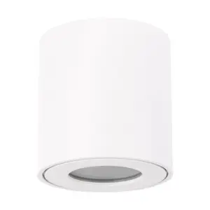 Spot Plafond en Saillie Blanc IP54 pour Ampoule GU10