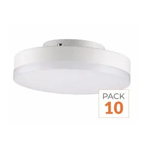 Pack de 10 - Ampoule LED GX53 7W SLIM - Blanc Chaud 2300K - 3500K