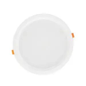 Spot LED Encastrable Plat Étanche 20W BLANC Transformateur Intégré - Blanc Neutre 4000K - 5500K