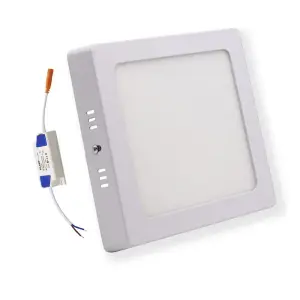 Plafonnier LED Carré 24W BLANC CCT - 3000K/4000K/6500K