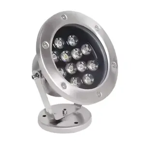 Spot Extérieur Orientable 24W IP68 DC24V - Blanc Neutre 4000K - 5500K
