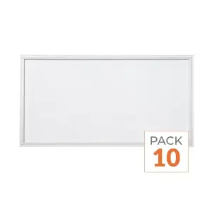 Pack de 10 - Panneau LED CCT 60x30cm BLANC 30W - 3000K/4000K/6000K