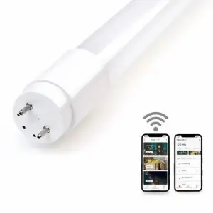 Tube T8 LED Connecté 120cm 12W Bluetooth TUYA avec Détecteur de Mouvement intégré - Blanc Froid 6000K - 8000K