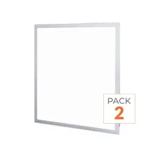 Panneau LED UGR<19 36W 60x60cm - Pack de 2 - Blanc Neutre 4000K - 5500K