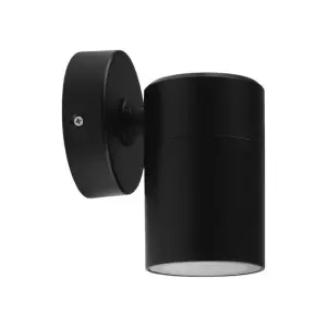 Applique Murale Noire IP65 pour Ampoule GU10