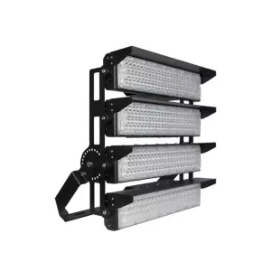 Projecteur LED Puissant Industriel 1000W 170lm/W IP66 Noir Orientable - Blanc Neutre 4000K - 5500K