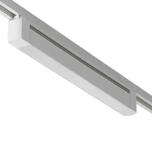 Éclairage sur Rail Linéaire Opaque Monophasé 30W 47cm Blanc - Blanc Neutre 4000K - 5500K