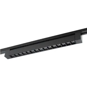 Projecteur Linéaire sur Rail Monophasé 30W 46cm Noir - Blanc Neutre 4000K - 5500K